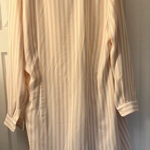 Striped Cream Woman’s dress Shirt